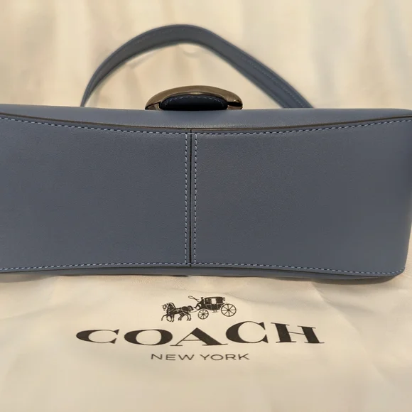 Coach Soft Tabby Shoulder Bag in Chambray (blue) - Picture 6 of 14